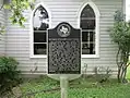 Texas Historical Commission marker at Fentress United Methodist Church