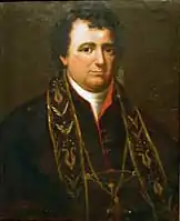 Portrait of Benedict Fenwick as bishop