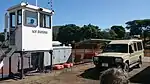 A ferry across the Ruhuhu river in Tanzania