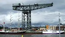 Stobcross Quay, Stobcross Crane, Otherwise Known As Finnieston Crane