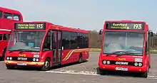 Image 269Two Optare Solo midibuses (from Midibus)