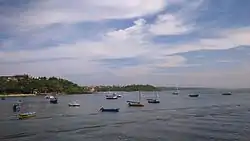 Fishing Boats anchored at Dona Paula, Goa