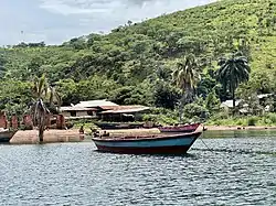 Fishing boat in Kalalangabo village, Kagongo Ward, Kigoma District