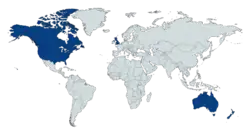 Five Nations shown in dark blue