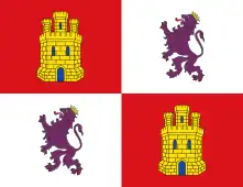 Flag of Castile and León king