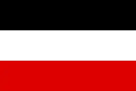 Flag of the German Colonial Empire, in some of Palau from 1885 and all of the territory, 1899–1914