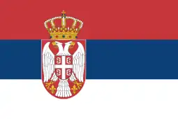 State flag of the Republic of Serbia