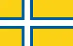 Flag of the Swedish county of Västra Götaland (or West Sweden in general)