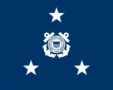 Flag of a Coast Guard vice admiral