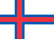 Flag of the Faroe Islands (Denmark)