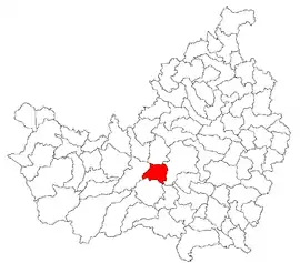 Location in Cluj County