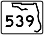 State Road 539 marker