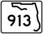 State Road 913 marker