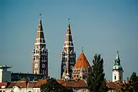 Szeged, the capital of the county