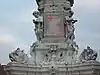 The Jean Baptiste de La Salle monument in Rouen. Here we see two of the four children spaced about the monument's base.