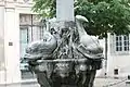 The Fontaine des Quatre Dauphins (Fountain of the Four Dolphins)  (1667) in the Mazarin Quarter of Aix-en-Provence,