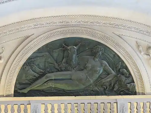 Replica in the Salle des Caryatides of the Louvre