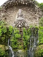 16th-century fountain of Diana Efesina, at Villa d'Este, Tivoli, Lazio, Italy