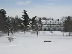 Forbes College, Princeton, from College Road West - Originally Princeton Inn (1923-1924)