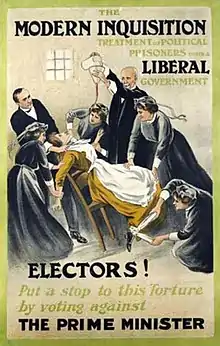 Women's Social & Political Union poster, 1910Artist: A Patriot