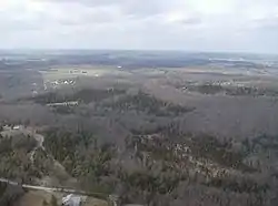 Much of Oliver Township is forested.