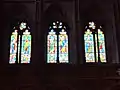 The Foretellers of Judgment (1935), directly beneath the North Rose Window