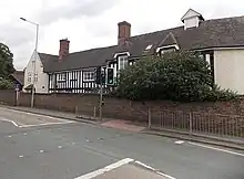 A timber framed building of the 1400s