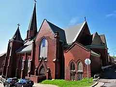 Former cathedral from the north