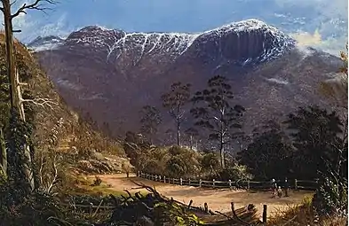 Strickland Avenue, Hobart, with Mount Wellington