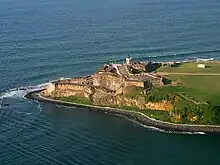 Bird's-eye view of Castillo San Felipe del Morro