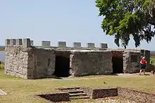 Photo of the current Fort Frederica site