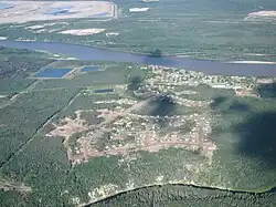 Aerial view of Fort McKay