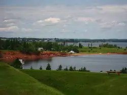 Exterior view of the Port-la-Joye—Fort Amherst landscape