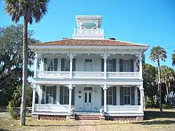 19th century Napoleon Bonaparte Broward House on Fort George Island.