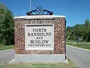 Forts Randolph and Buhlow State Historic Site Entrance