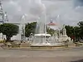 Fountain of Lions on Plaza Degetau, ca. 1980