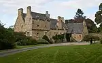 Fountainhall Or Penkaet Castle, With Garden Walls And Gatepiers