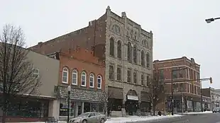 Buildings on Broadway in Logansport