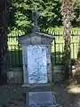 Battle of Bayonne's cemetery, 1814, France, detail