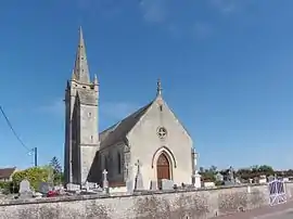 The church in Louvières-en-Auge