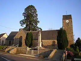 The church in Saint-Clair-de-Halouze