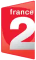 Logo of France 2 from 7 April 2008 till 29 January 2018