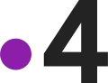 On-screen logo of France 4 from 2018