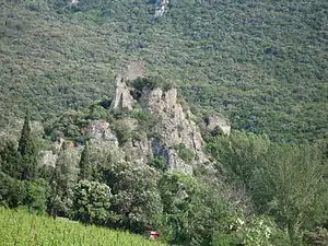 Ruins of the chateau of Durfort