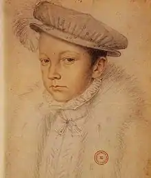 Image of Francis II in royal dress