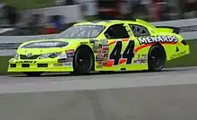 Kimmel in his Menards Toyota in 2013.