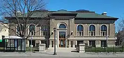 Franklin Library, an ornate Renaissance Revival library of two stories