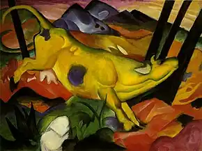 Die gelbe Kuh, The Yellow Cow (1911),  Solomon R. Guggenheim Museum, New York