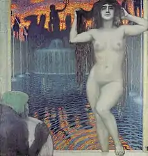 German symbolism, Batsheba, Stuck, 1912