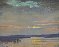 Sunset on the Mississippi, 1909